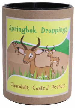 cartoon springbok droppings souvenir memorabilia